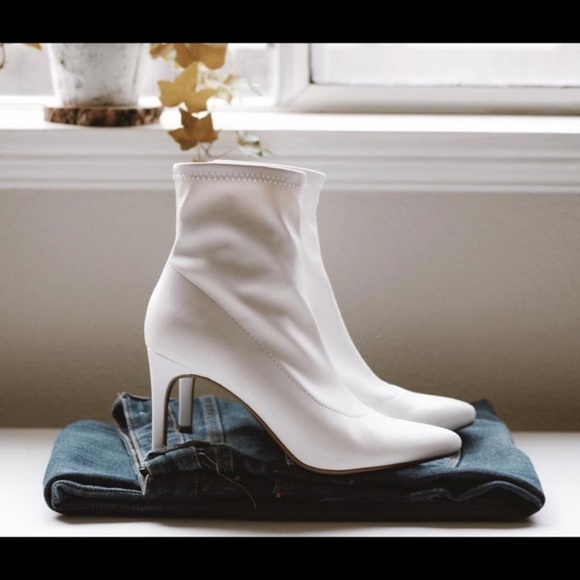 a new day white booties